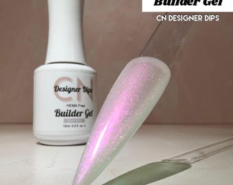 Shell PINK Builder Gel- HEMA & TPO Free, Builder Gel in a Bottle, Gel Nail Polish, Nail Builder Gel, for nails