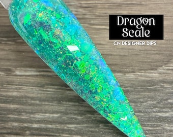 Dragon Scale- dip powder, dip powder for nails, nail dip, dip nail powder, dip powders, acrylic, nail, nails, acrylic powder, acrylics, dip