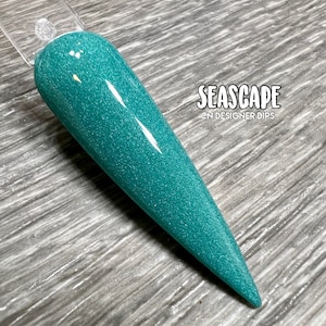 Seascape- Tauchpuder, Nageltauchpulver, Tauchpulver für Nägel, Nageltauchpulver, Tauchnagelpulver, Nageltauchpulver, Tauchpulvernägel, Nageldip, Schimmer