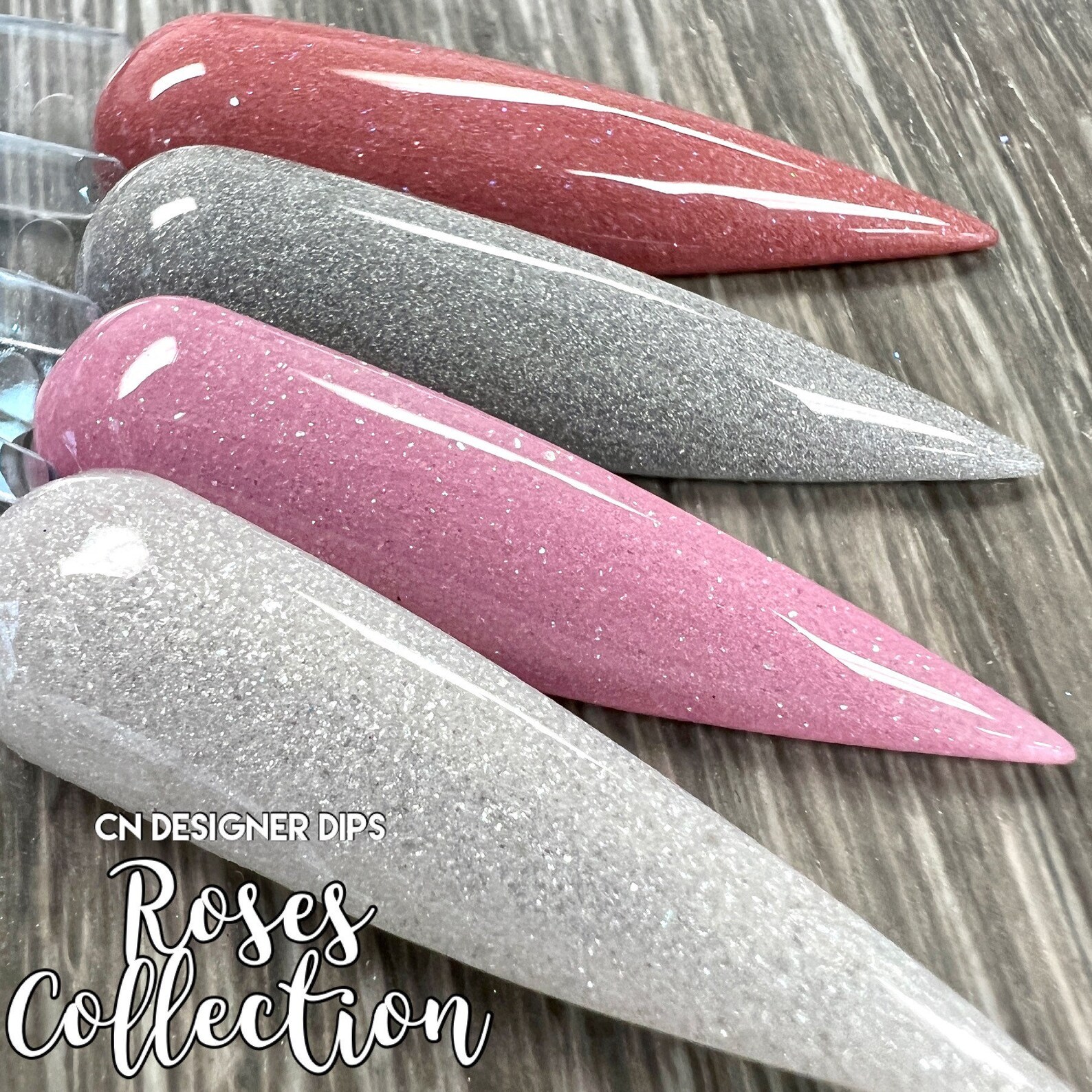 White Diamonds Dip Nail Powder Dip Powder Dip Powder for Etsy