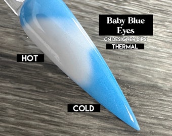 Baby Blue Eyes- Tauchpulver, Tauchnagelpulver, Tauchpulver für Nägel, Thermo-Tauchpulver, Tauchpulver, Nägel, Nagel, Acryl, Tauchpulver