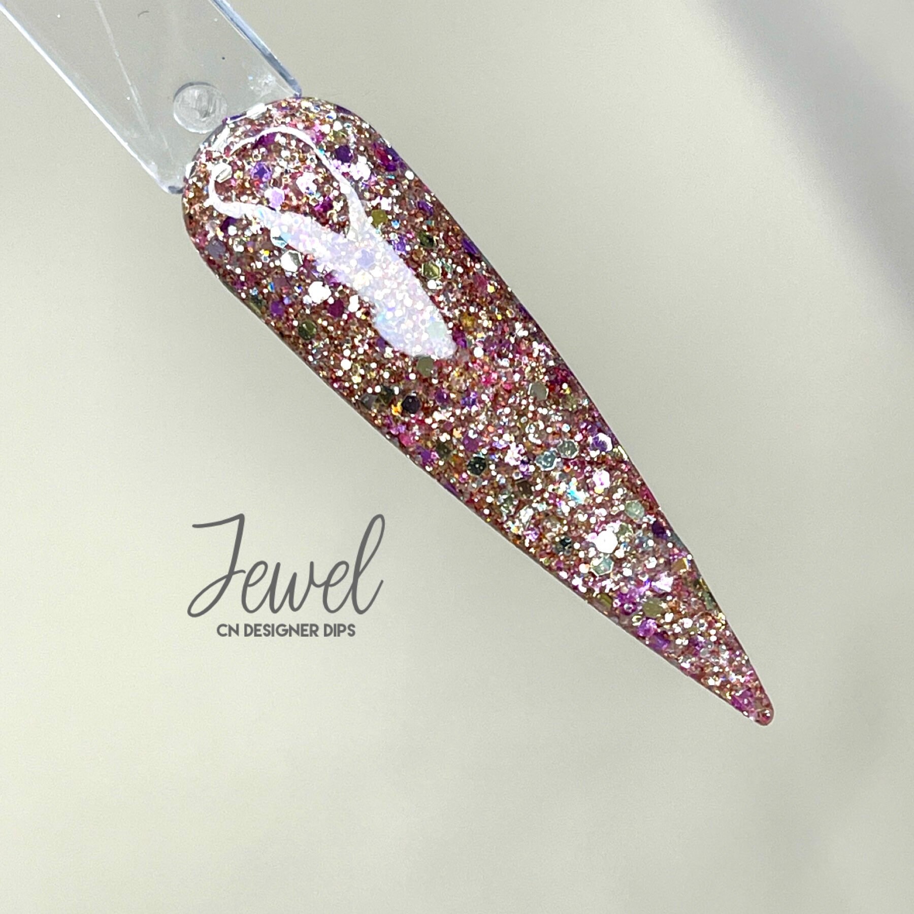 Jewel- dip powder, nail dip powder, glitter dip powder, dip powder fo…