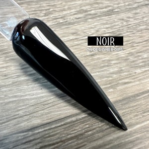 Noir- dip powder, dip powder for nails, nail dip powder, nail dip, dip nail, dip powders, dip nail powder, nails, acrylic, nail