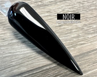 Noir- dip powder, dip powder for nails, nail dip powder, nail dip, dip nail, dip powders, dip nail powder, nails, acrylic, nail