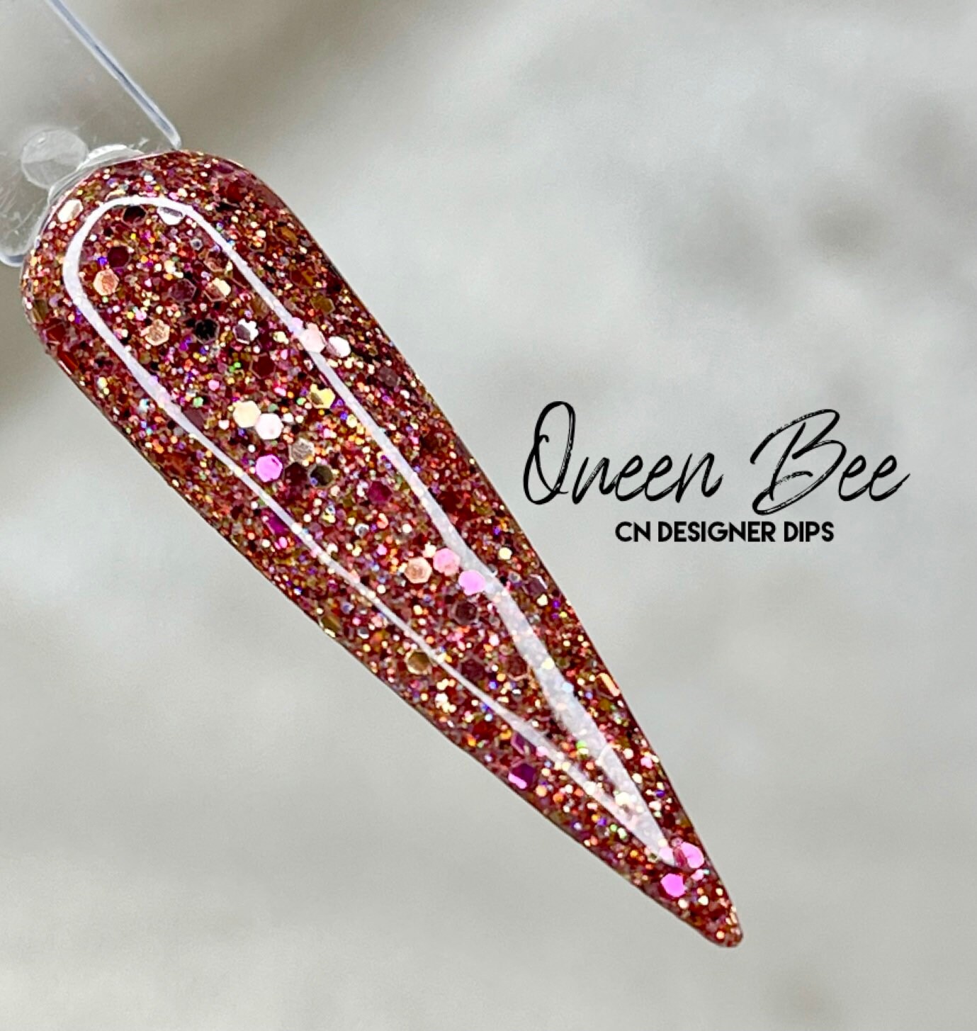Queen Bee- dip powder, dip powder for nails, glitter dip powder, nail…