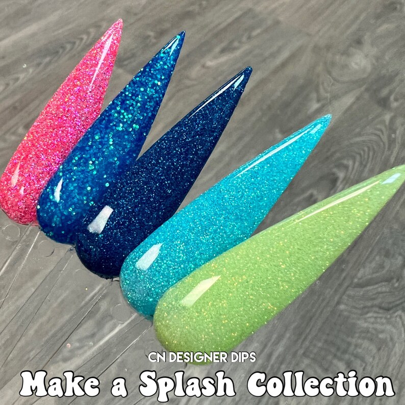 Make a Splash Collection Dip Powder Nail Dip Powder Dip Etsy