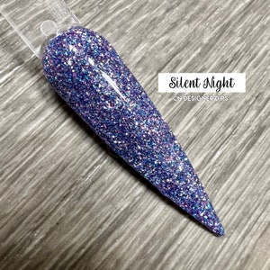 Stille Nacht- Dip Puder für Nägel, Dip Puder, Nagel Dip, Dip Nagel Puder, Glitter Dip Puder, Nagel Dip Puder, Blau Dip Puder, Nägel