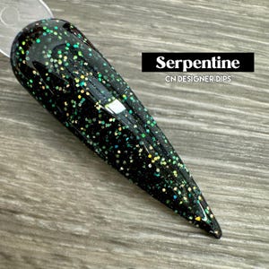 Serpentine- dip powder, dip powder for nails, nail dip, dip powders, dip nail powder, glitter dip powder, dip, nails, acrylic, nail, glitter