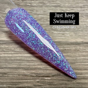 Just Keep Swimming- dip powder, dip powder for nails, nail dip, dip powders, dip nail powder, nail art, acrylic, nails, nail, nails