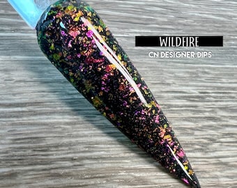 Wildfire .70oz RETIRING- .70oz size, dip powder, dip powder for nails, nail dip powder, nail dip, dip nail, dip powders, dip nail powder