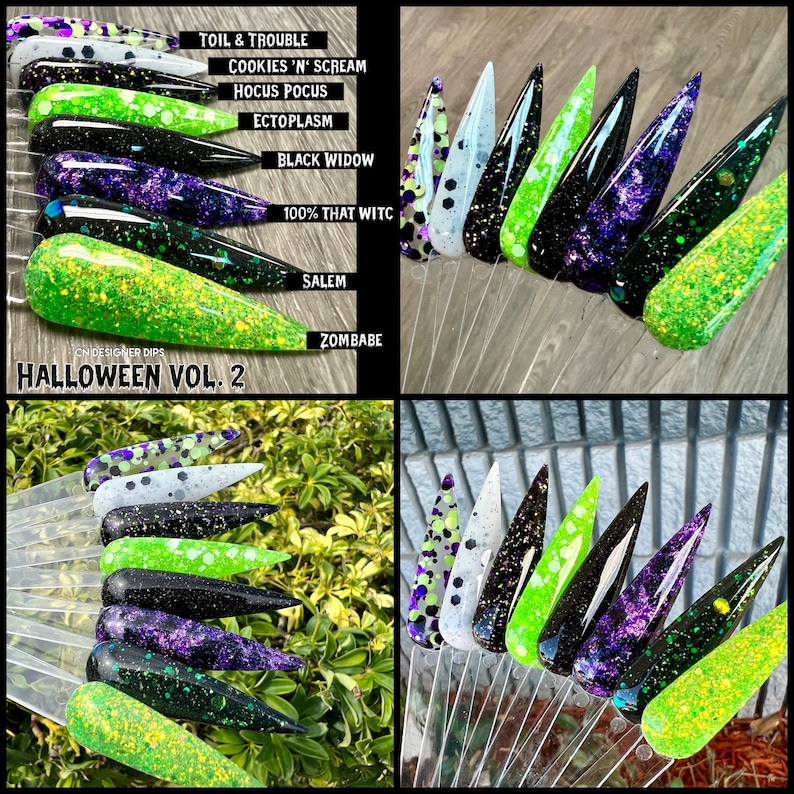 Halloween Vol. 2 Dip Powder Dip Powder for Nails Dip Etsy