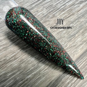 Joy RETIRING- dip powder, dip powder for nails, dip powders, acrylic, acrylic powder, acrylics, nails, nail, Christmas, Holiday, nail art