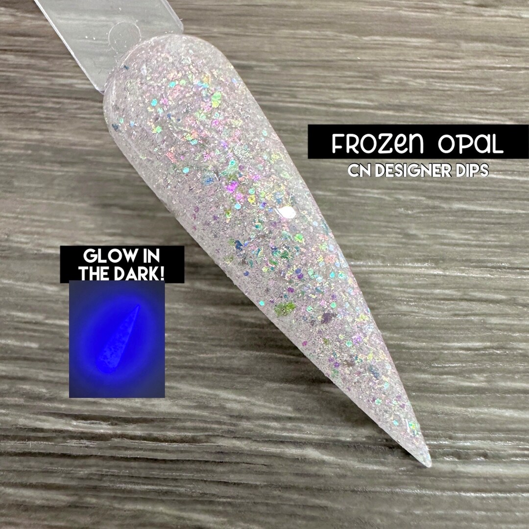 Frozen Opal Dip Powder, Dip Powder for Nails, Glow, Nail Dip, Dip Nail ...