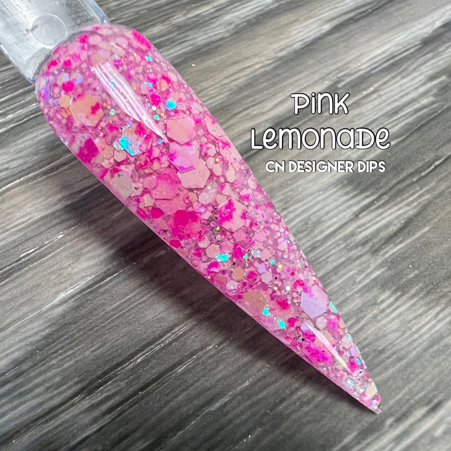Pink Lemonade- dip powder, dip powder for nails, dip powders, acrylic, acrylic powder, acrylics, nails, nail, acrylic powder, dip nail