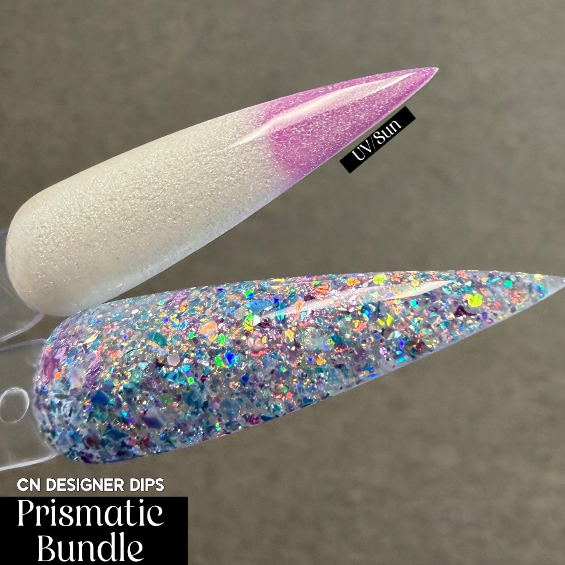 Azalea- Dip Powder, Dip Powder for Nails, Acrylic, Pink, White, Shimmer ...