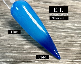 E.T.- thermal dip powder, dip powder, dip powder for nails, nail dip powder, dip powders, dip nail, nails, acrylic, nail, thermal
