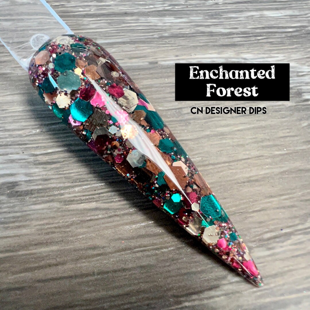 Enchanted Forest- Dip Powder, Dip Powder for Nails, Acrylic, Fall ...
