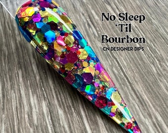 No Sleep ‘Til Bourbon- dip powder for nails, dip powder, acrylic powder, dip nail powder, nail dip powder, nail dip, dip nail, nails, nail