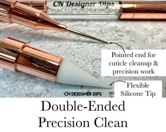 Precision Tool- nail precision tool, cuticle cleanup tool, clean up tool,  silicone tip, nail tool, pointed nail tool, cuticle tool