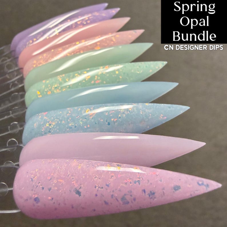 Spring Opal Bundle- Dip Powder, Dip Powder for Nails, Acrylic, Spring ...