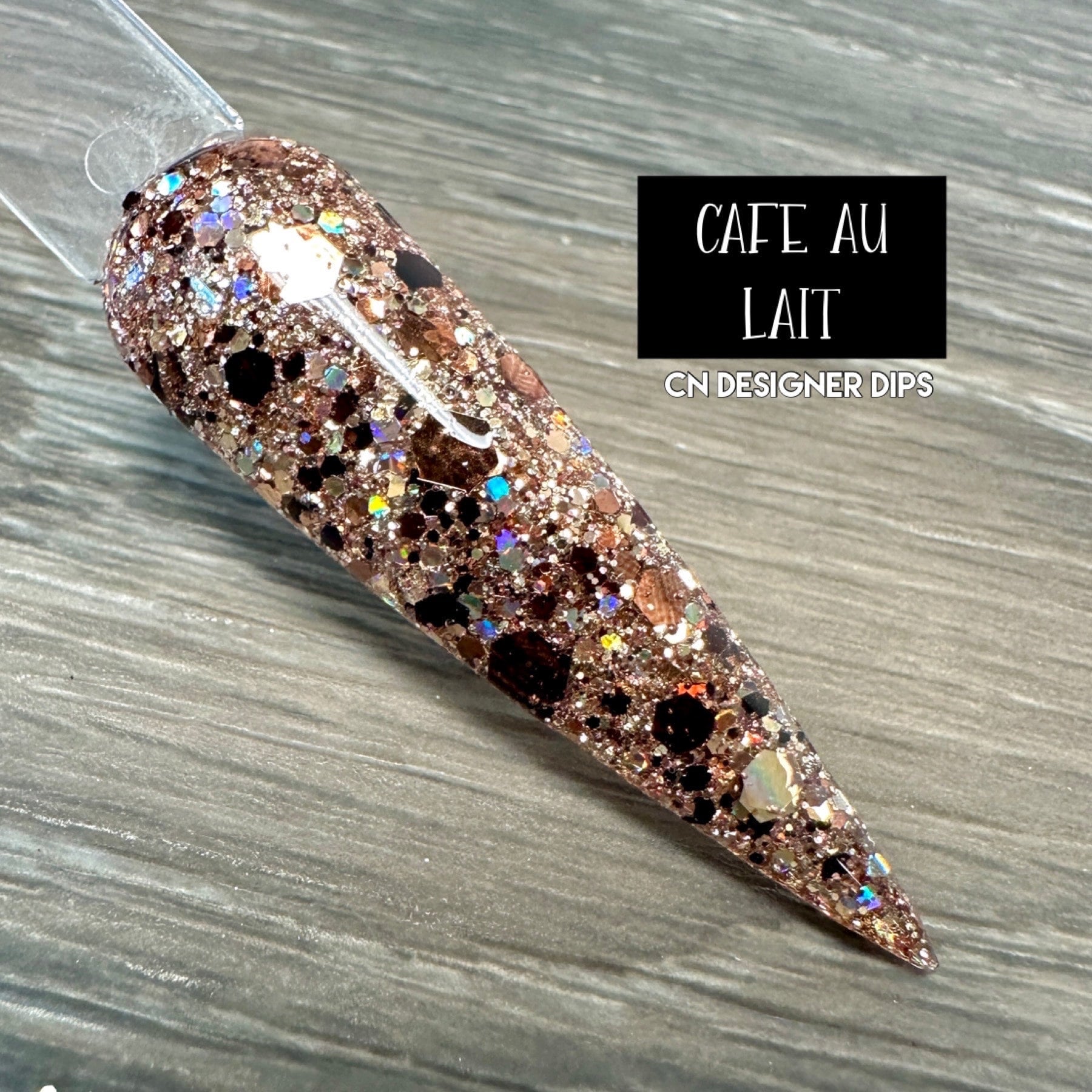 2025 Chocolate Glitter Nails That Shine