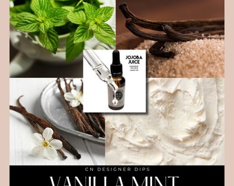 VANILLA MINT- nagelriemolie, lichaamsolie, nagelolie, jojoba-olie, manicure, nagels, nagel, lichaamsoliën, nagelriem, nagelriemoliën, olie, jojoba