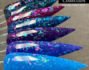 Colección Arcane Opal: polvo para inmersión, para uñas, acrílico, escamas.