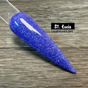 St. Lucia OA10- Violettes Dip-Pulver, Dip-Pulver, Dip-Pulver für Nägel, Nagel-Dip-Pulver, Nagel-Dip, Dip-Nagel, Dip-Pulver, Nägel, Dip, Schimmer