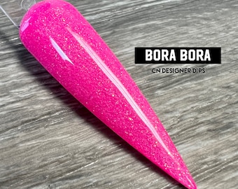 Bora Bora- dip powder, dip powder for nails, glitter dip powder, nail dip, dip nail, dip powders, dip nail powder, nails, acrylic powder