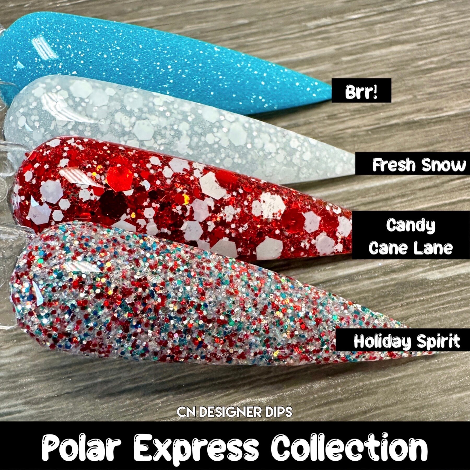 Candy Cane Lane- Dip Powder, Dip Powder for Nails, Acrylic, Christmas ...