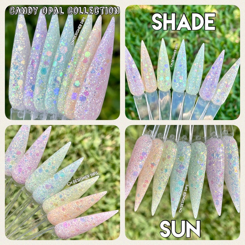 Candy Opal Collection Dip Powder Dip Powder for Nails Nail Etsy
