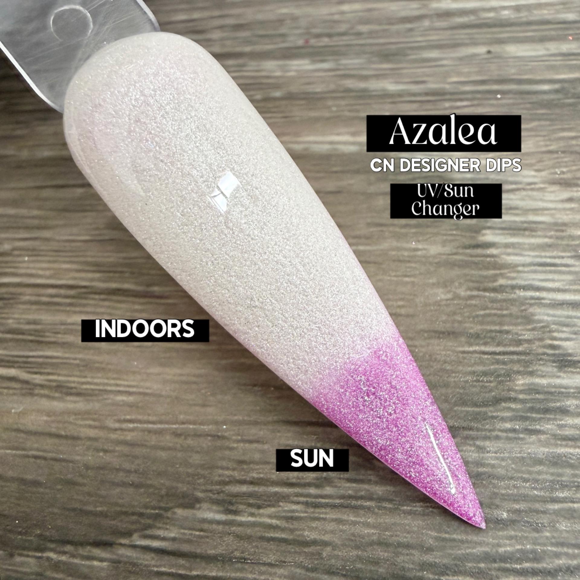 Azalea- Dip Powder, Dip Powder for Nails, Acrylic, Pink, White, Shimmer ...