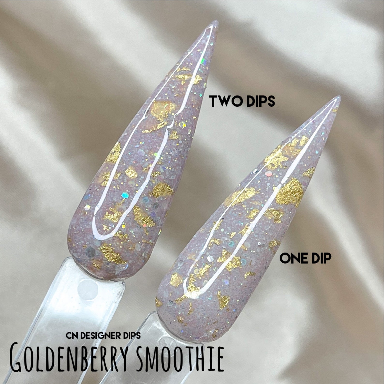 Goldenberry Smoothie dip powder nail dip powder dip powder | Etsy