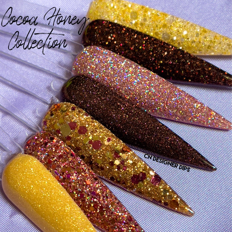 Cocoa Honey Collection Dip Powder Dip Powder for Nails Nail Etsy