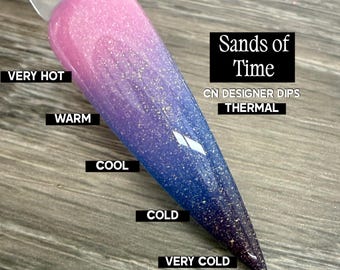 Sands of Time- dip powder, dip powder for nails, acrylic, dip nail, dipping powder, thermal, color changing
