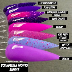 Dancer- dip powder, dip powder for nails, acrylic, dip nails, dipping powder, manicure, pink, valentine, summer, bright, magenta, solid image 3