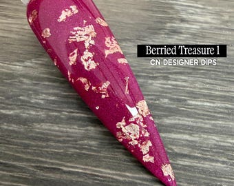 Berried Treasure 1- dip powder, dip powder for nails, acrylic, manicure, nails, dipping powder, acrylic powder
