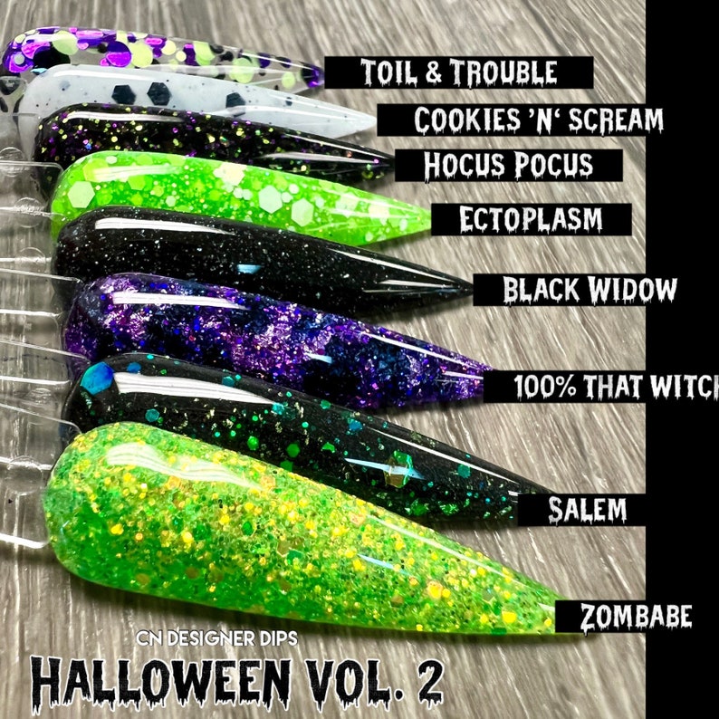 Halloween Vol. 2 Dip Powder Dip Powder for Nails Dip Etsy