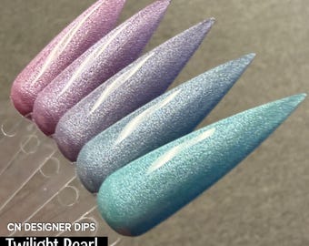 Twilight Pearl Palette- dip powder, dip powder for nails, acrylic, gradient, tonal, shimmer, set