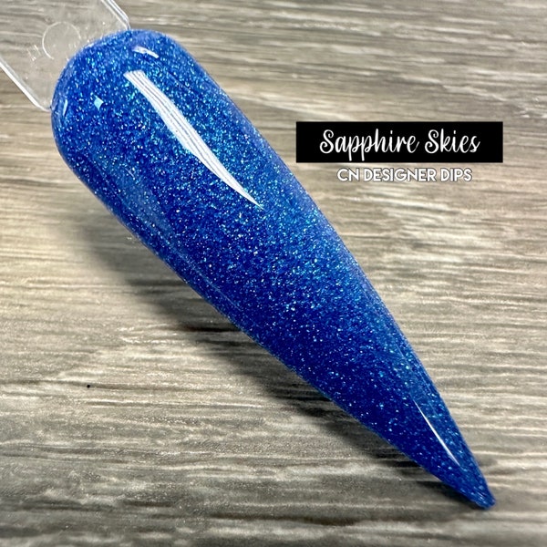 Sapphire Skies- dip powder, dip powder for nails, nail dip powder, nail dip, acrylics, acrylic nail, dip nail powder, acrylic, nails, nail