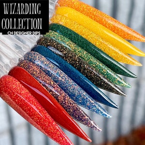 Wizarding Collection dip powder, dip powder for nails, nail dip, dip powders, acrylics, acrylic nail, glitter dip powder, acrylic, nails image 5