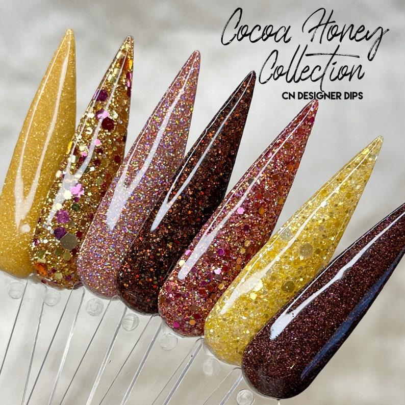 Cocoa Honey Collection Dip Powder Dip Powder for Nails Nail Etsy