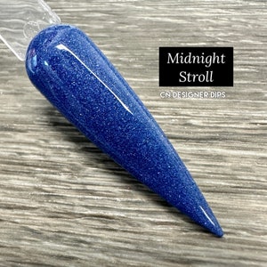 Midnight Stroll- dip powder, dip powder for nails, nail dip, dip nail powder, dip powders, acrylic, nail, acrylics, acrylic powder, nails