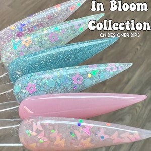 In Bloom Collection- dip powder, dip powder for nails, nail dip, dip nail, dip powders, dip nail powder, acrylic, acrylics, acrylic powder