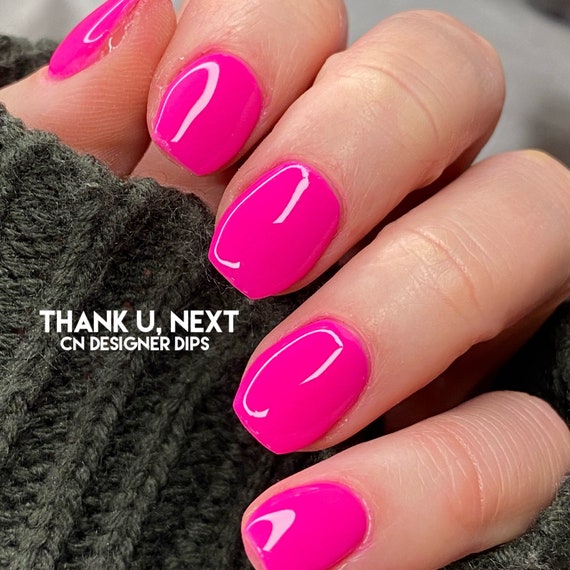 neon dipped nails