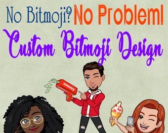 Custom Bitmoji Design Personalized Bitmoji Digital File Etsy