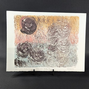Monotype Painting &quot;Mono Color Study 2b&quot; Original Monoprint