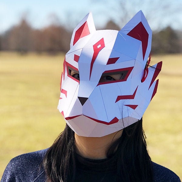 Korai No Kitsune Mask Traditional Nine-tailed Fox Mask - Etsy Canada