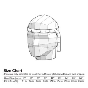 Samurai Menpo Half Face Mask DIY papercraft PDF template image 6