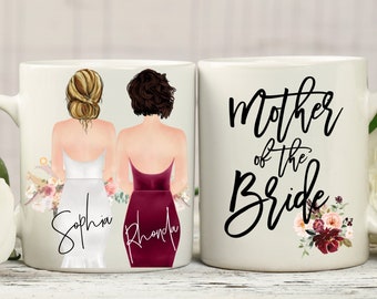 Mother of the Bride Mug, Bridesmaid Mug, Bridesmaid Gift, Mother of the Bride Gift, Mother of the Groom, Wedding Mug, Wedding Gift